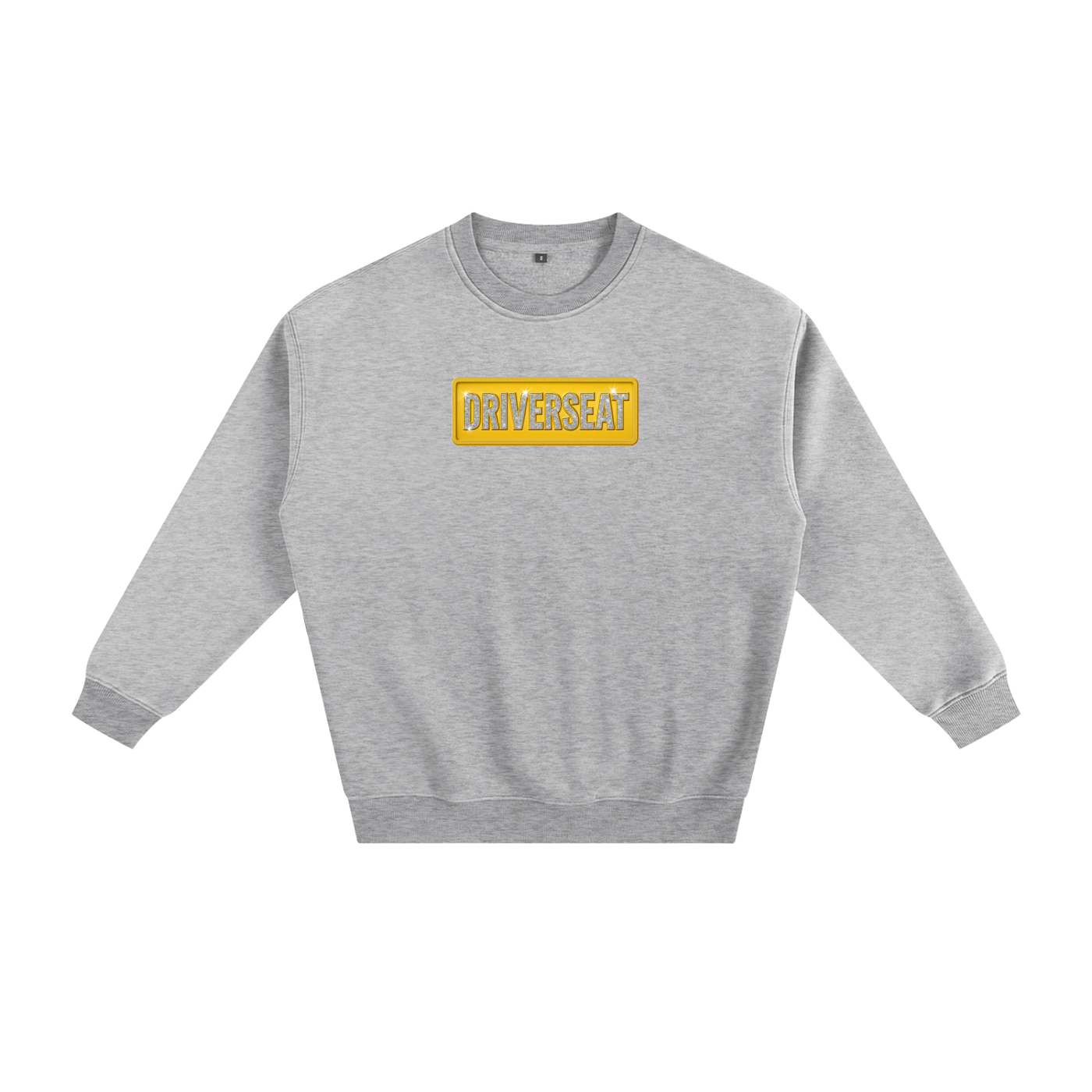 Bling Emblem Fleeced Sweatshirt