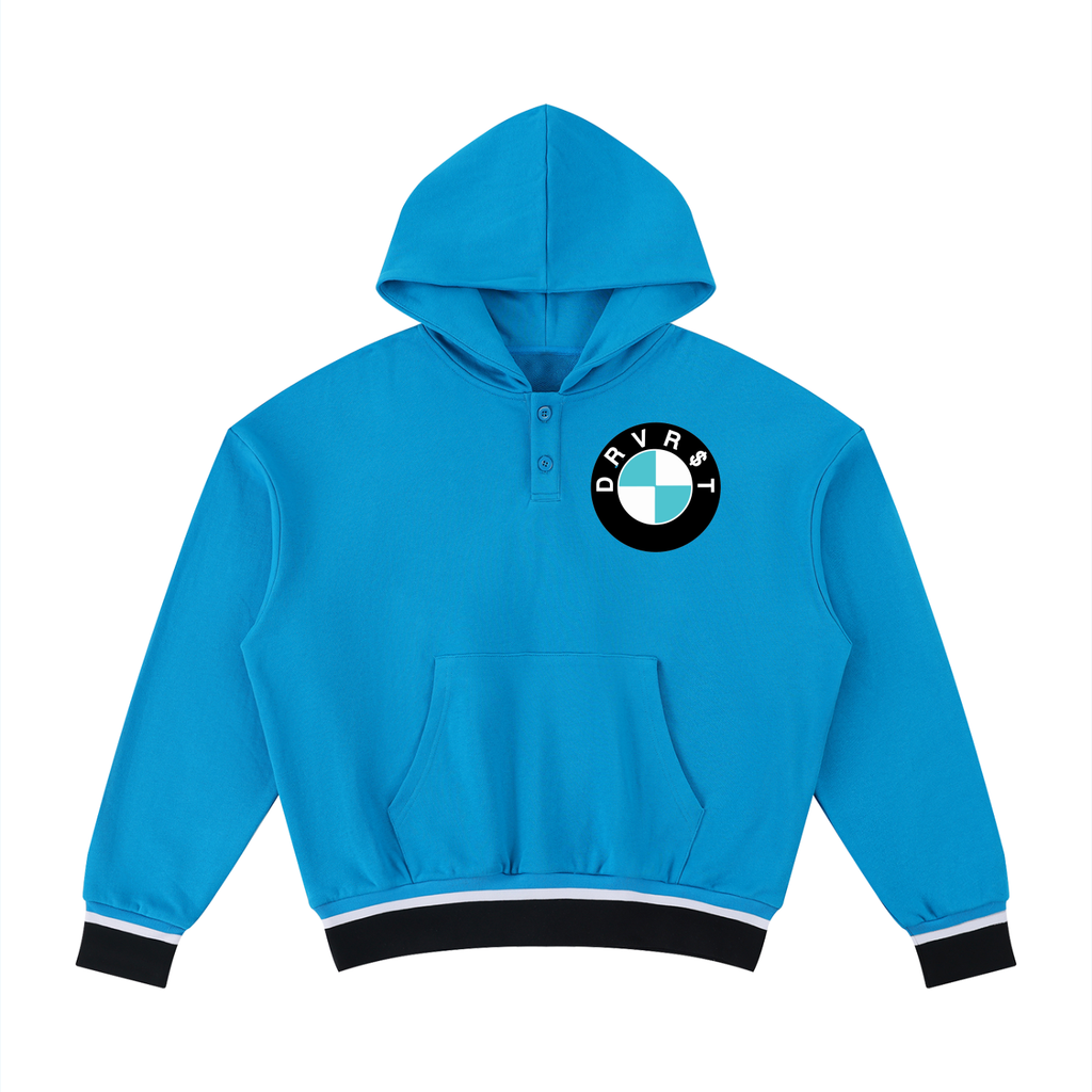 Unisex Oversized Color Block Boxy Hoodie