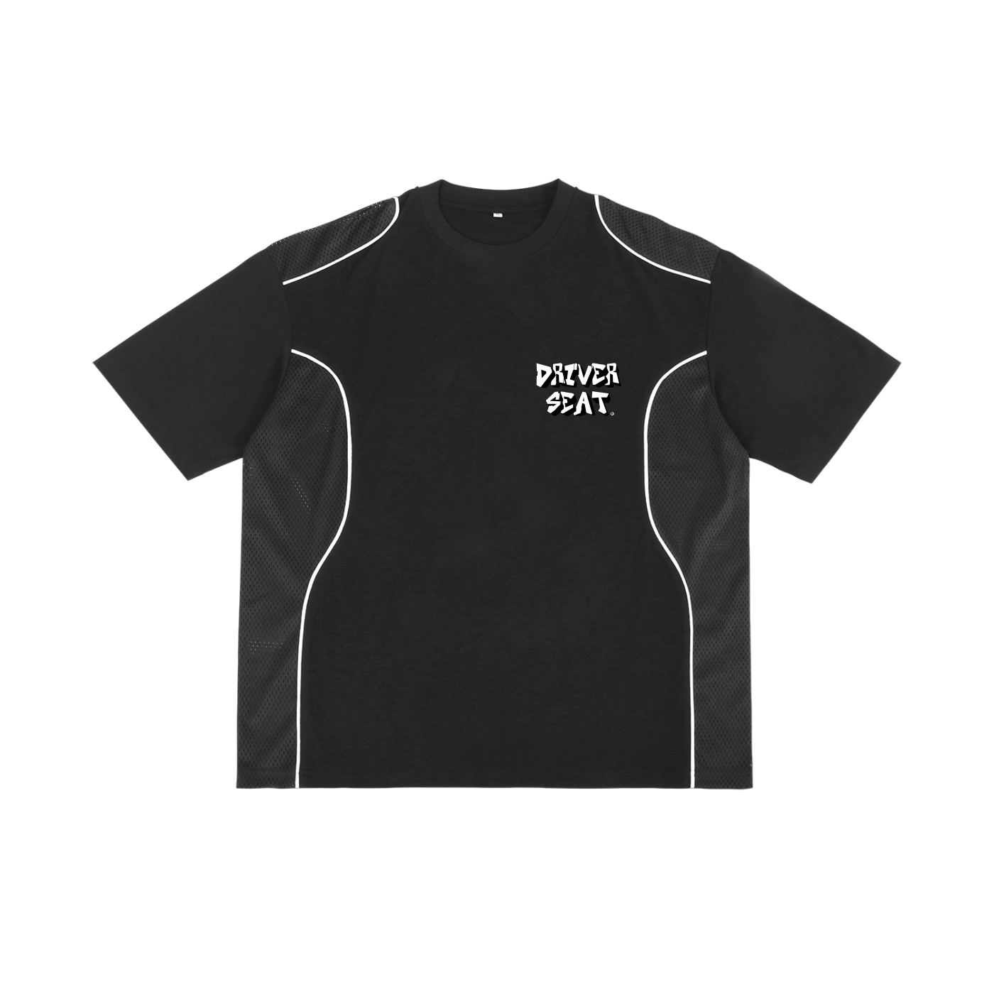 Contrast Piped Panel T-Shirt