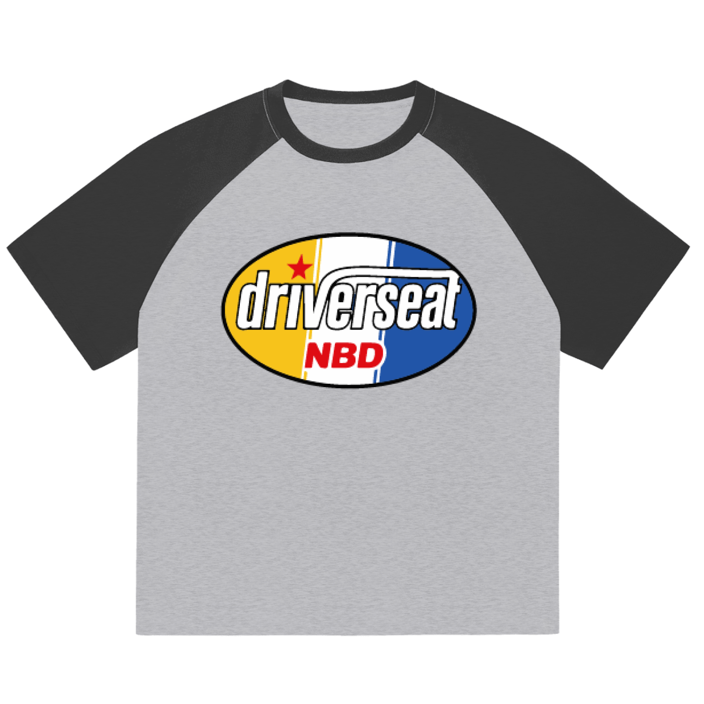 Oval Badge Color-Blocked T-shirt