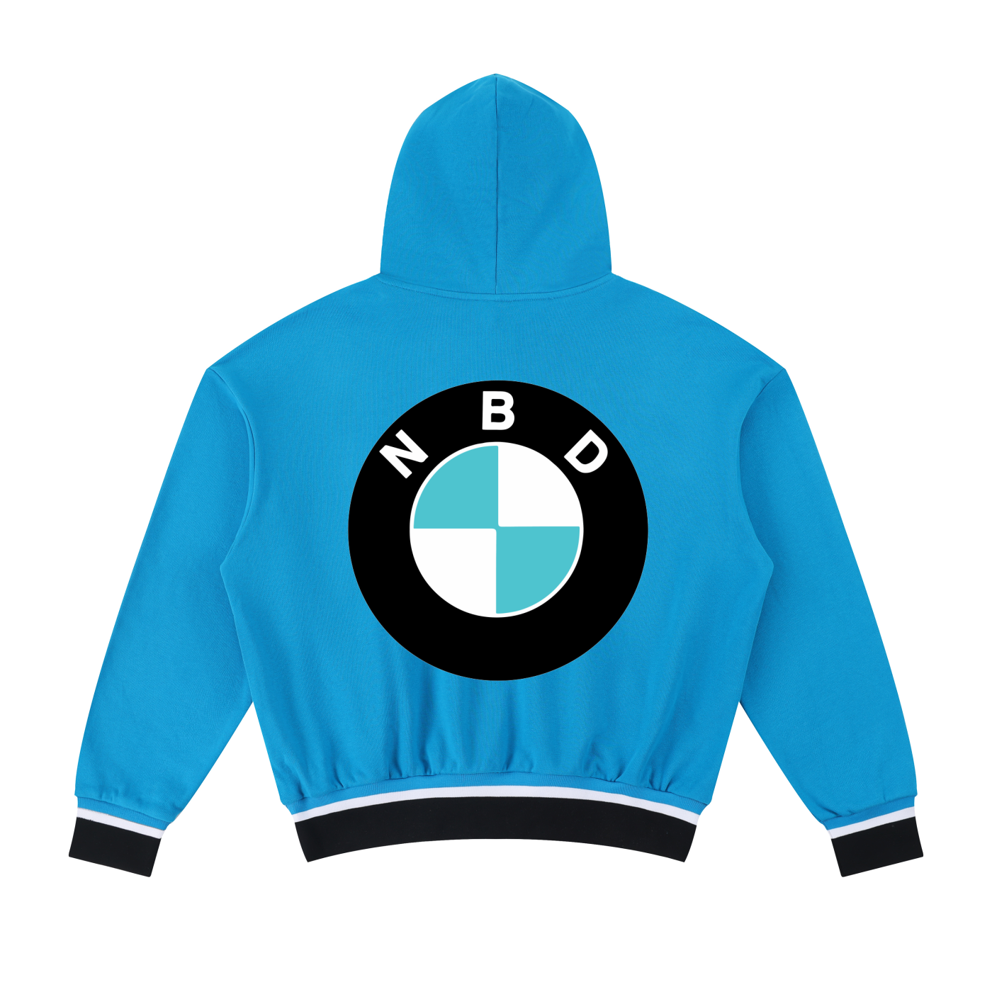Unisex Oversized Color Block Boxy Hoodie