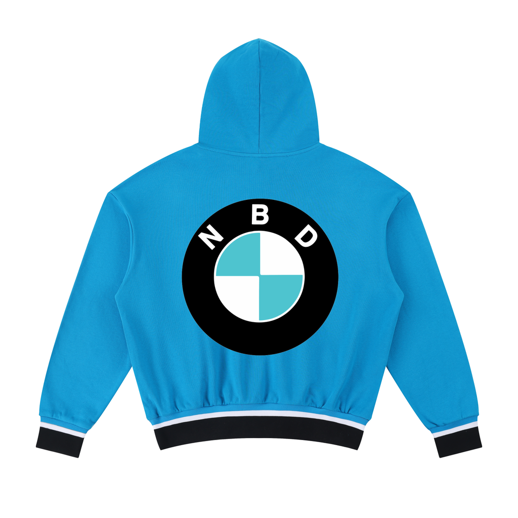 Unisex Oversized Color Block Boxy Hoodie