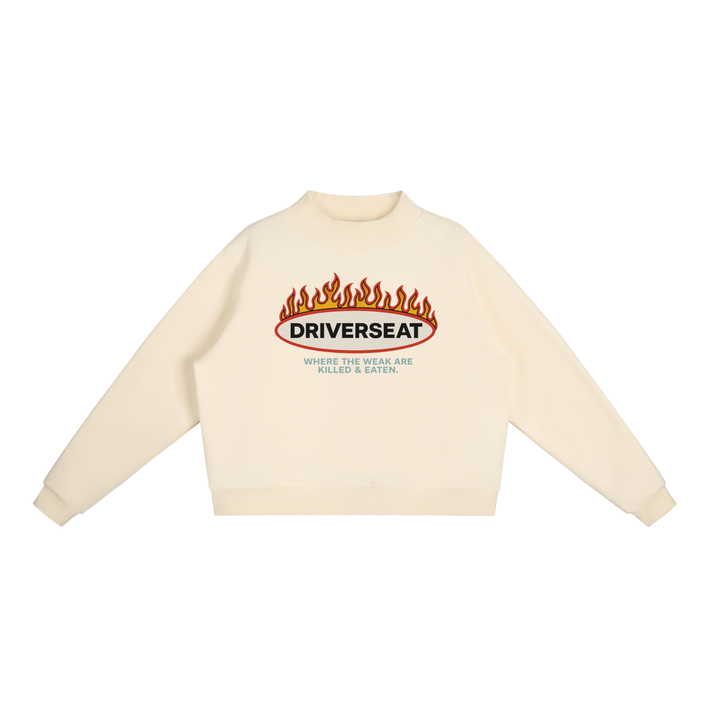 Feast or Famine Fleece Mock-Neck Sweatshirt