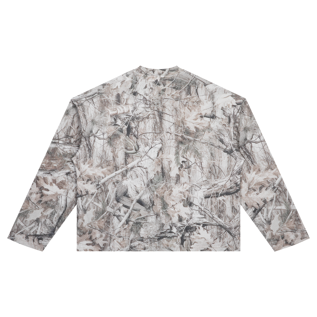Tree Camo Waffle Long Sleeve Shirt