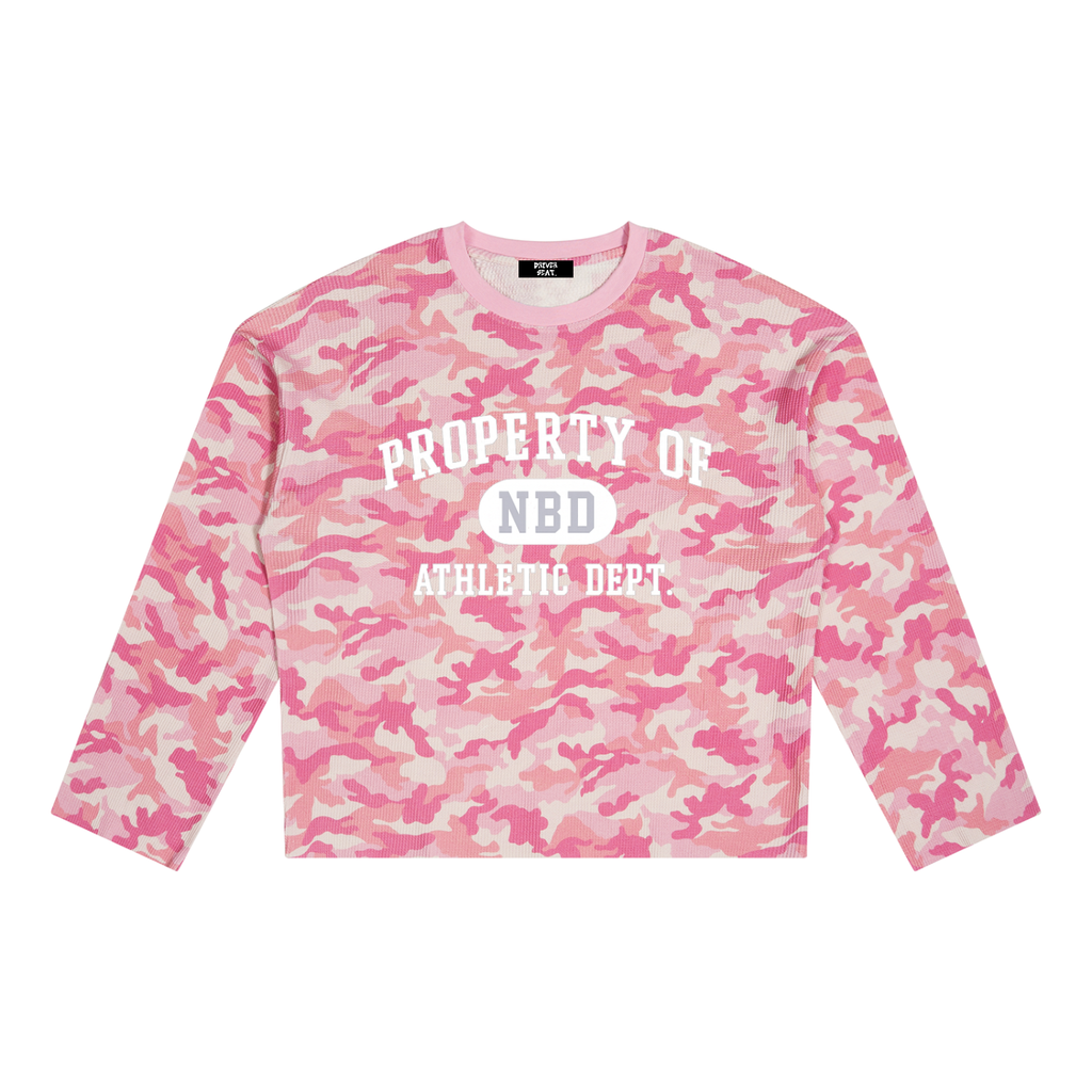 Gym Class Camo Waffle Long Sleeve