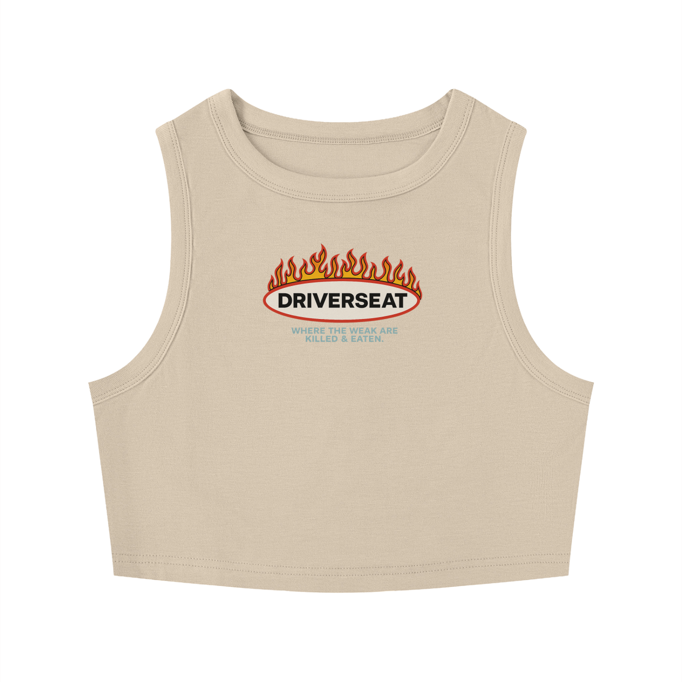 Feast or Famine Crewneck Crop Tank Top
