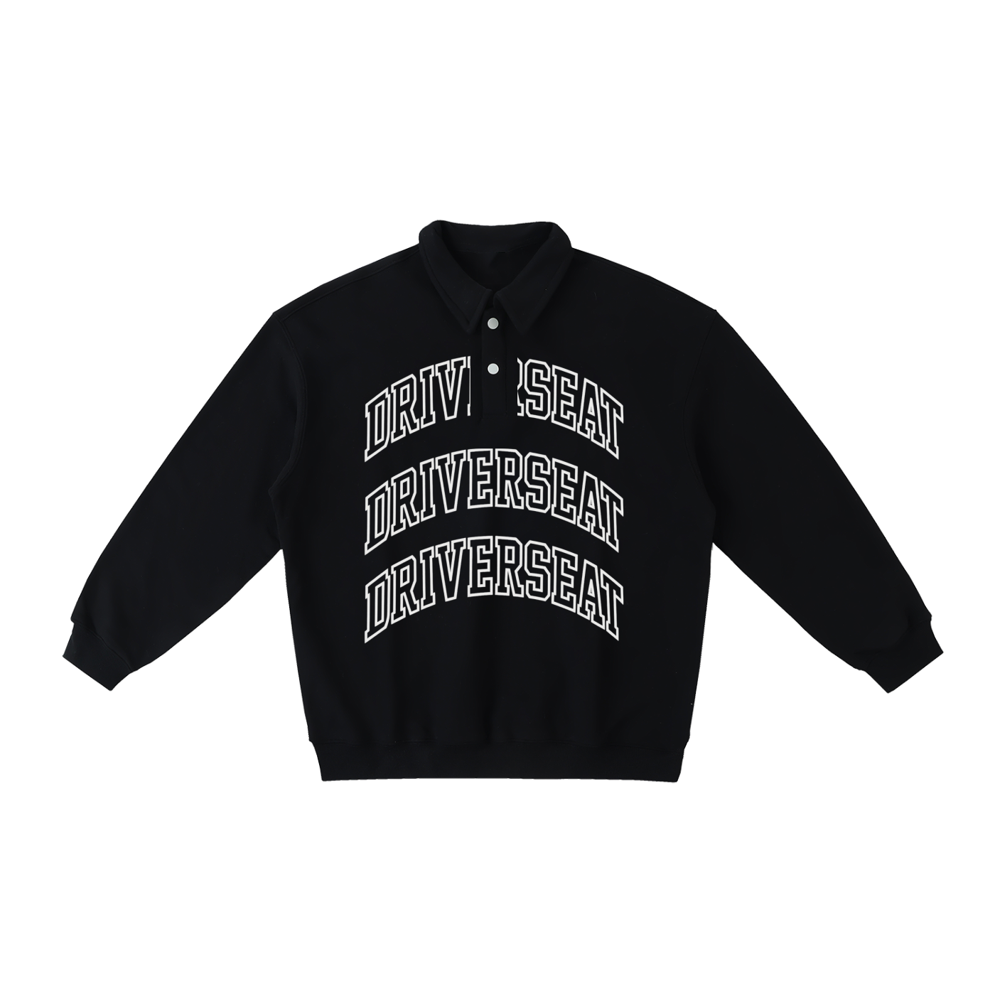 Essential Arch Polo-Collar Sweatshirt