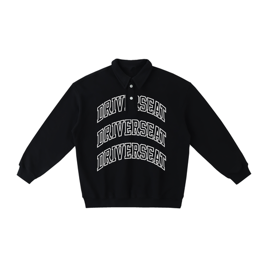 Essential Arch Polo-Collar Sweatshirt