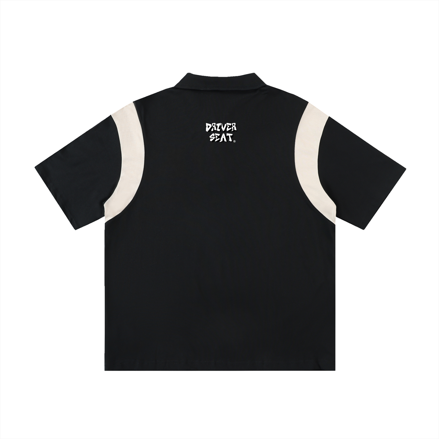Logo Contrast Panel Polo Shirt