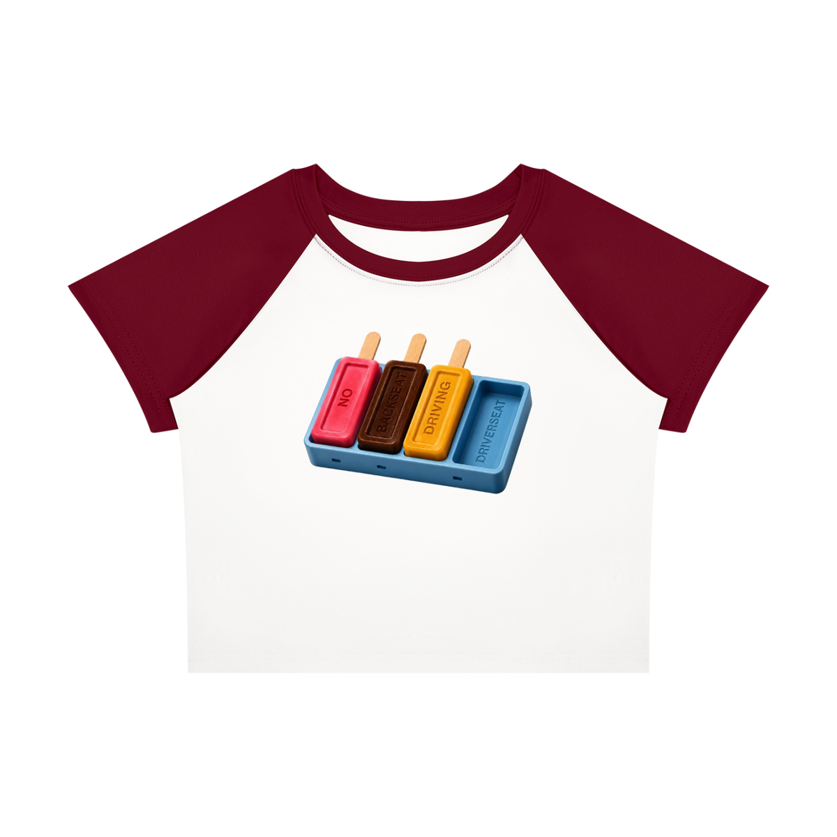 Women’s Ice Cream Raglan T-Shirt