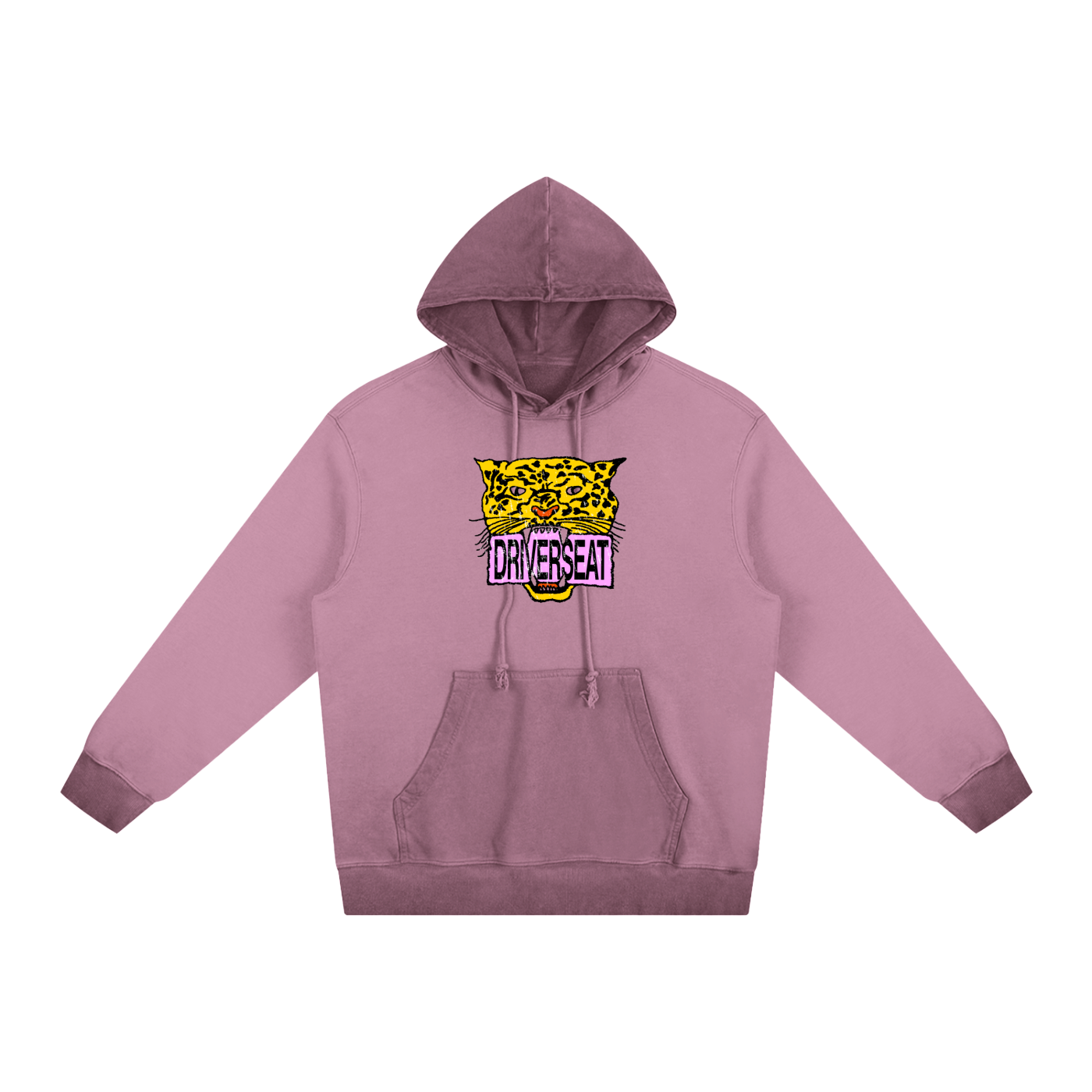 Leopard Vintage Stone Washed Hoodie