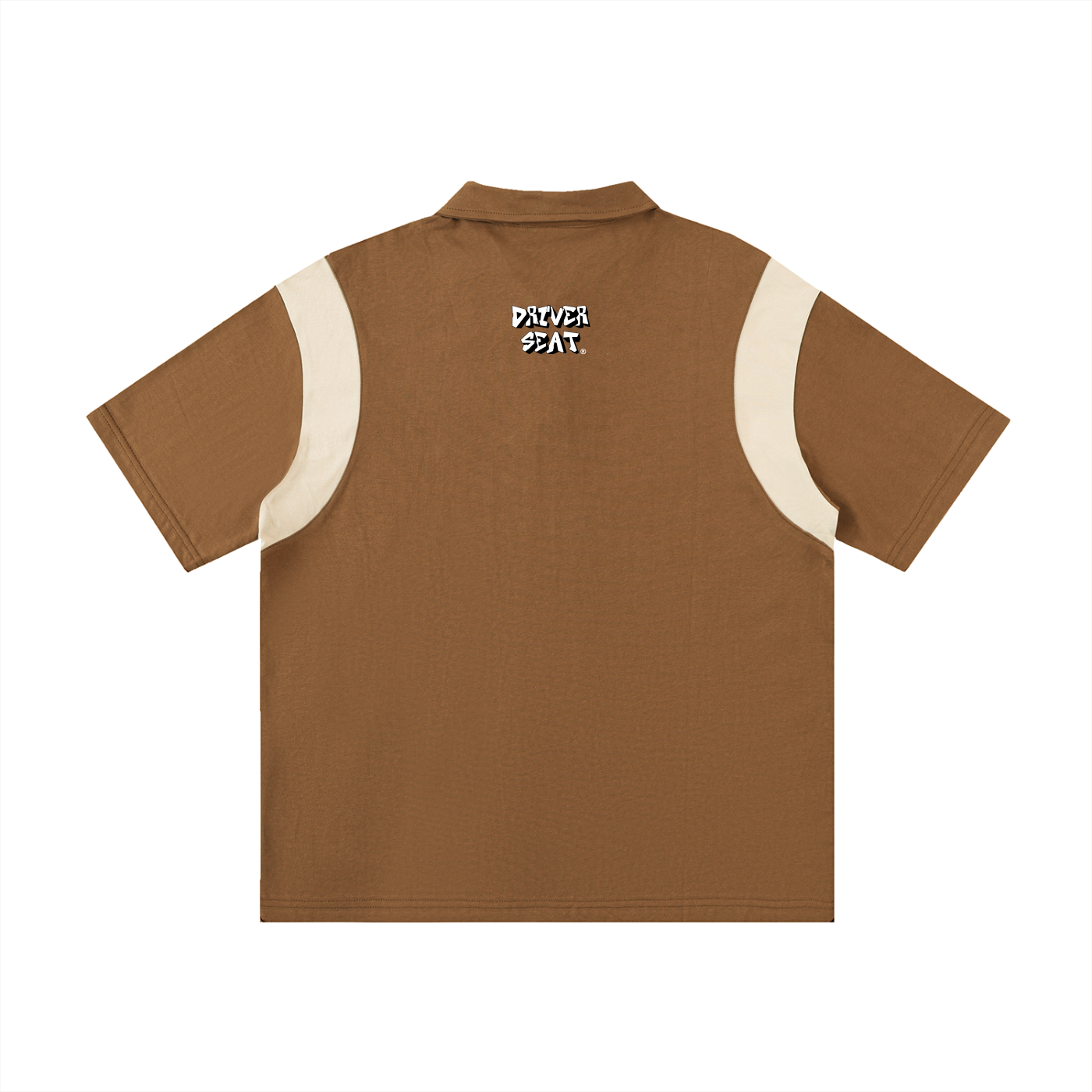 Logo Contrast Panel Polo Shirt