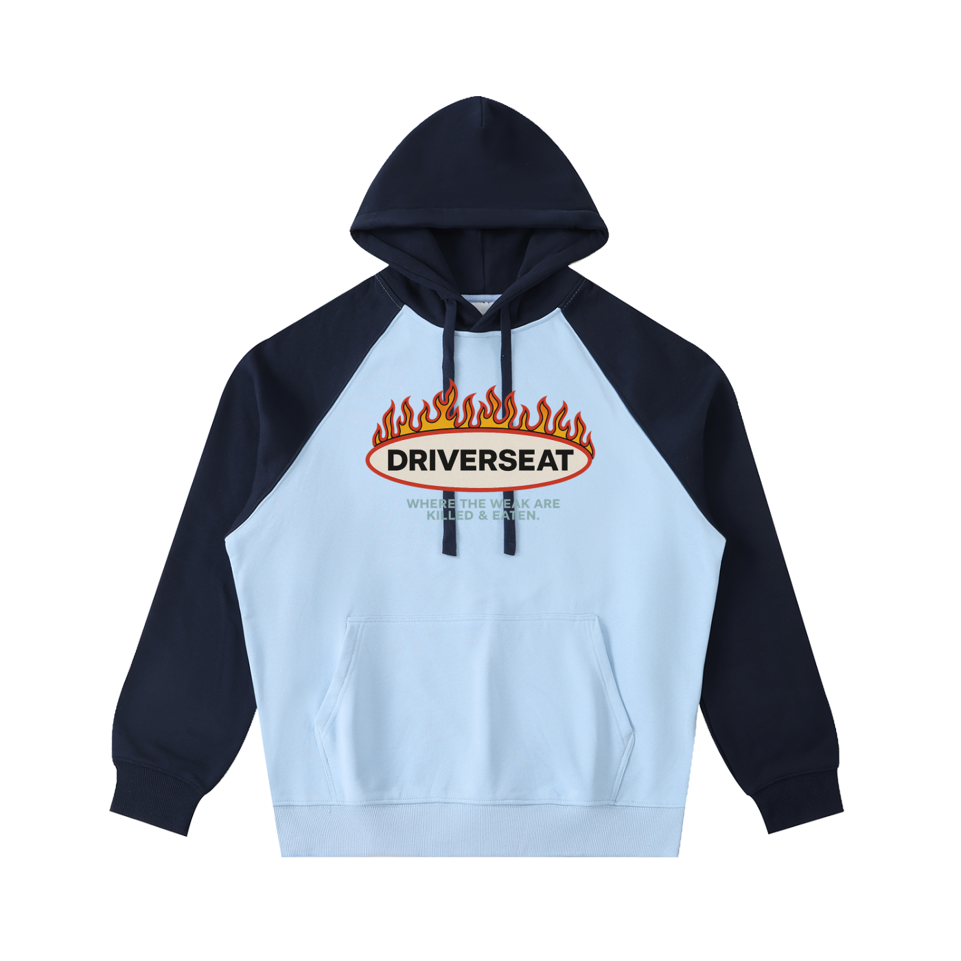 Feast or Famine Color-Block Hoodie