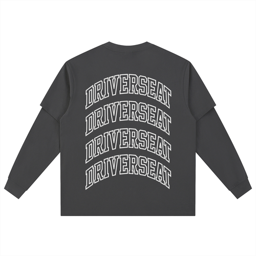 Essential Arch Layered Long Sleeve Oversized Tee