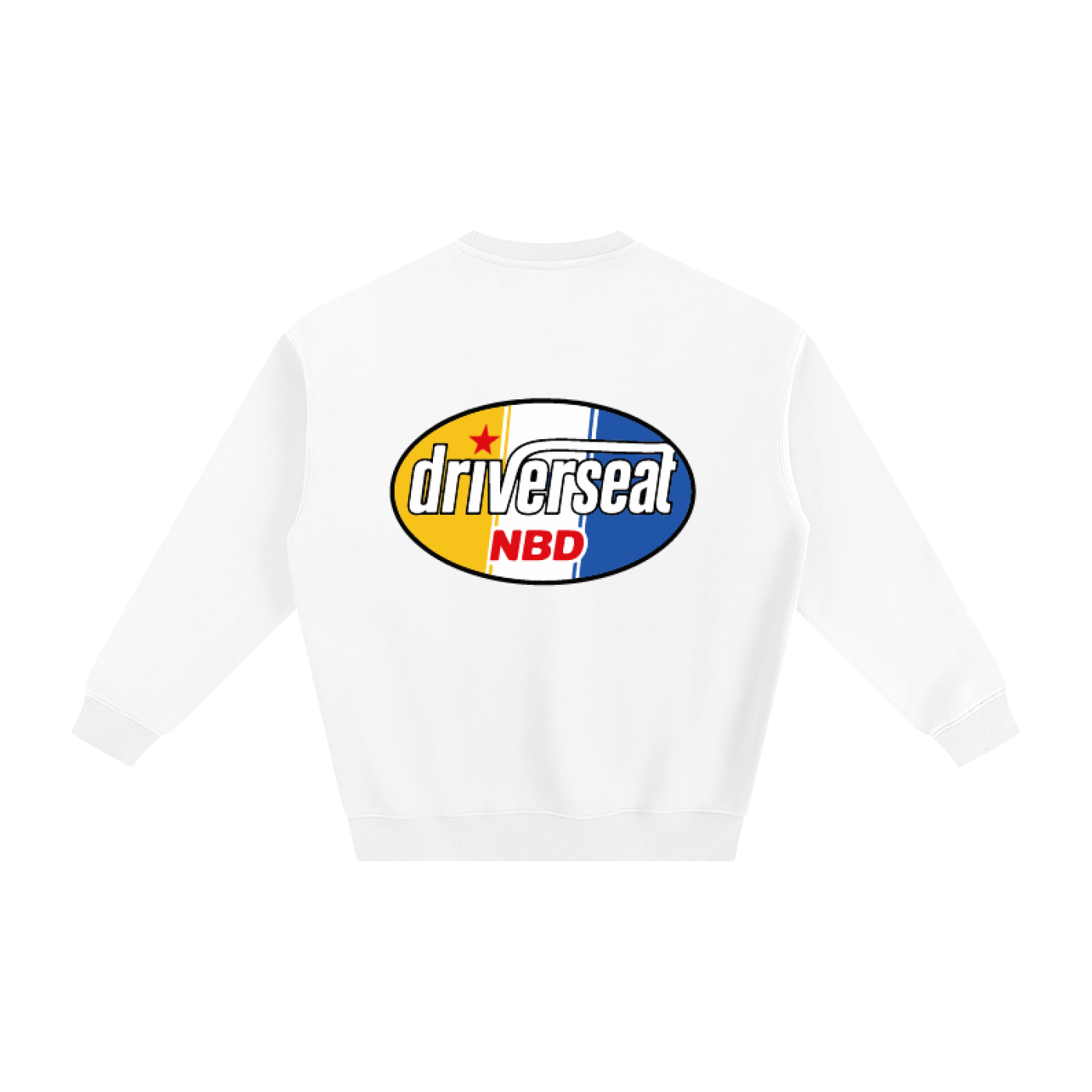 Oval Badge Fleeced Sweatshirt