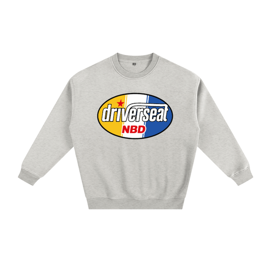 Oval Badge Fleeced Sweatshirt