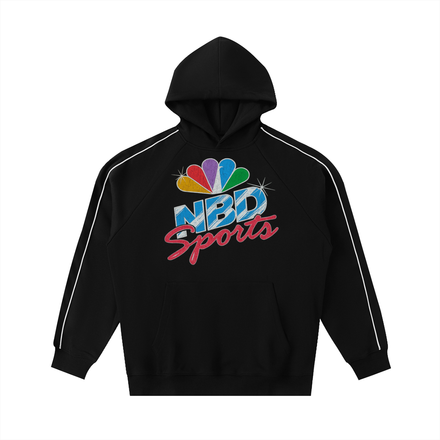 Primetime Contrast Piping Hoodie