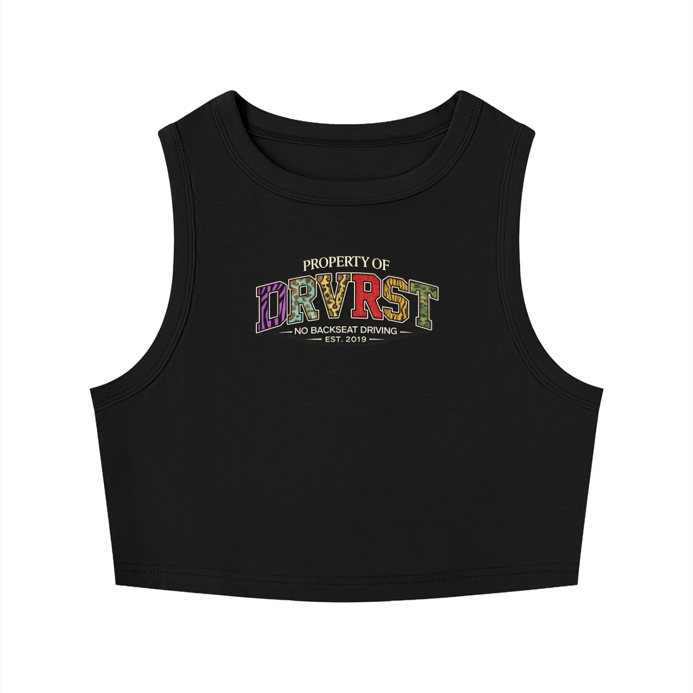 Property Crewneck Crop Tank Top