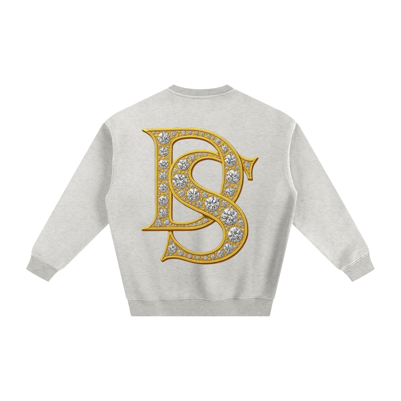 Bling Emblem Fleeced Sweatshirt