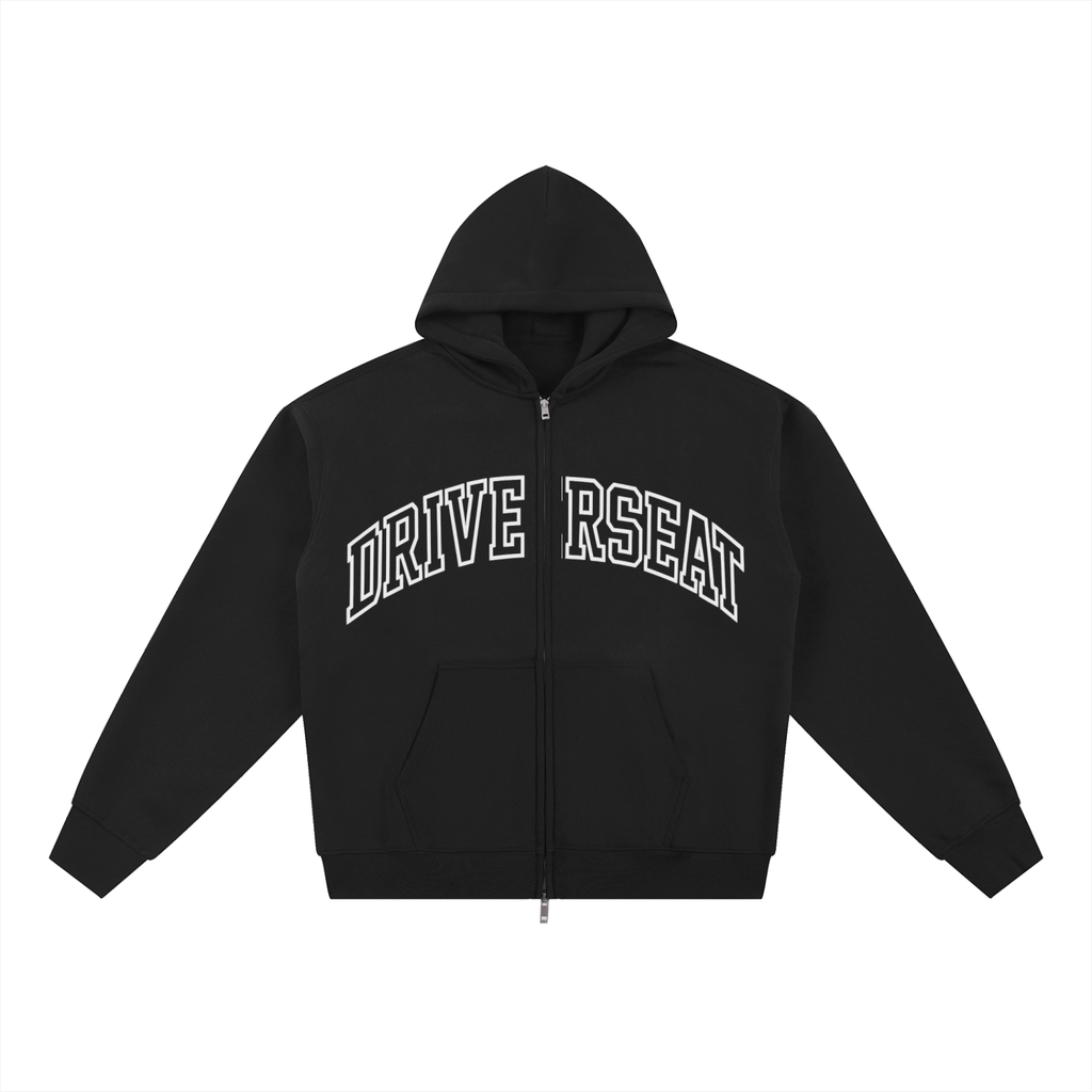Essential Arch Fleece Zip-Through Hoodie