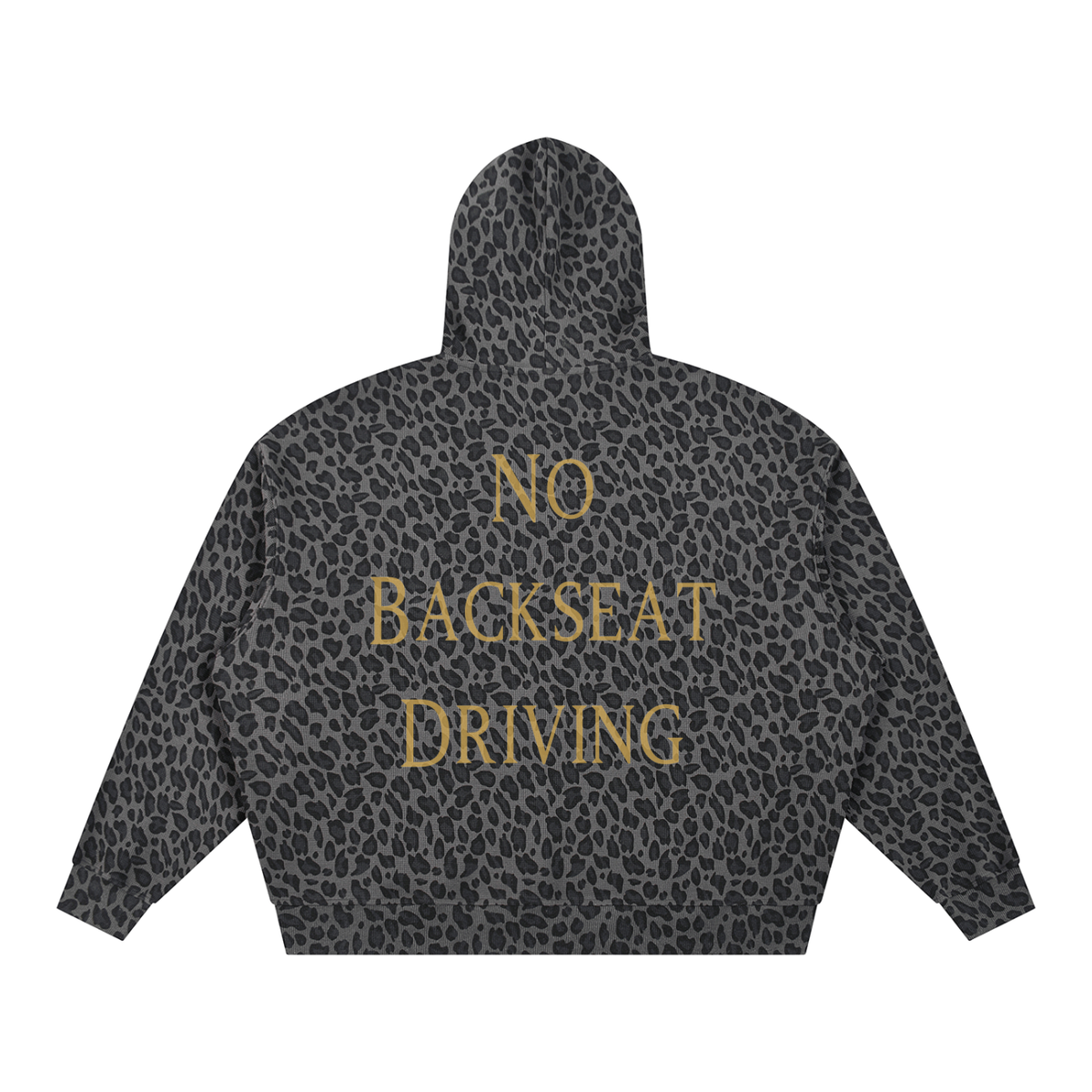 Unisex Boxy Leopard Print Hoodie