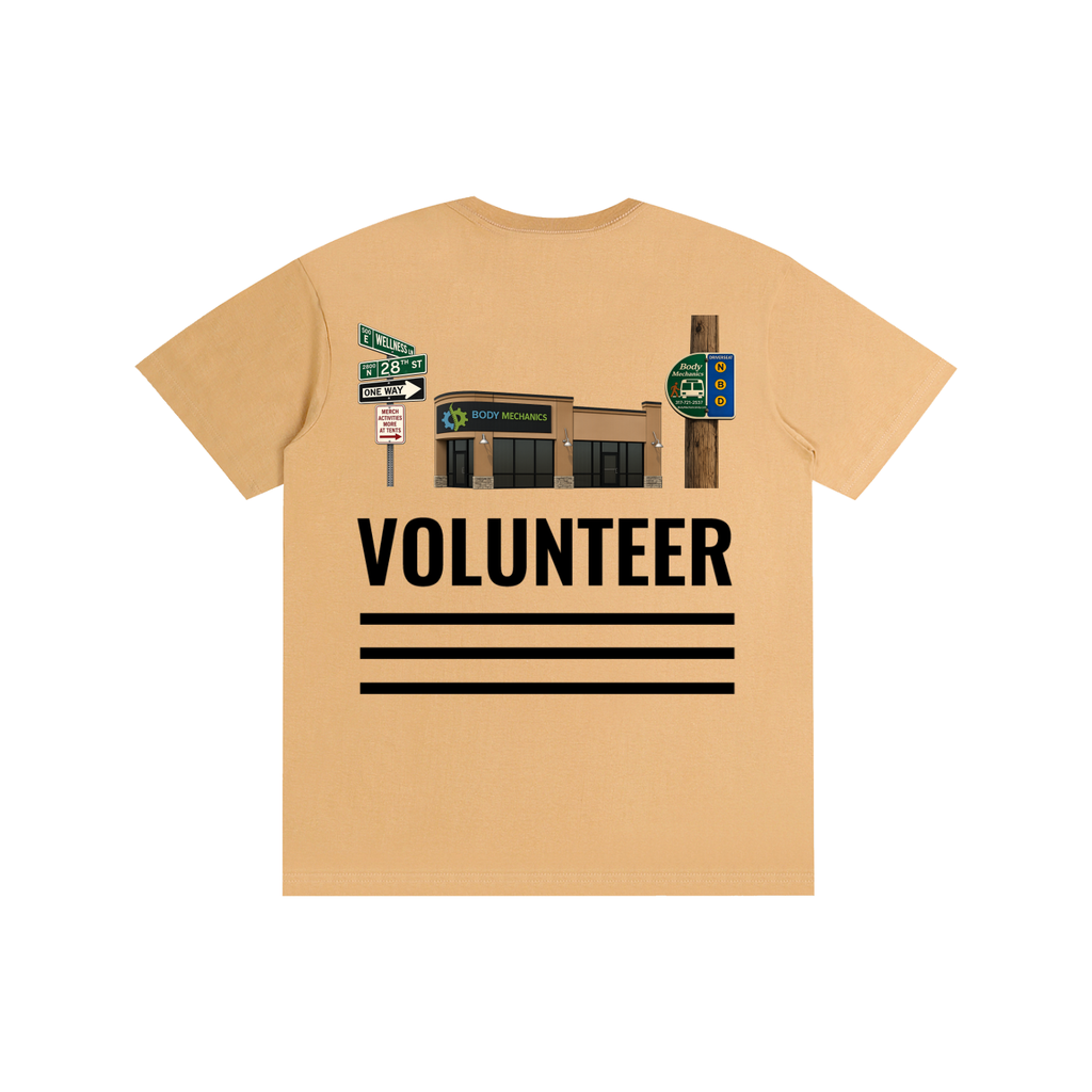 Body Mechanics STREET volunteer Pure Cotton Unisex T-Shirt 5.8oz