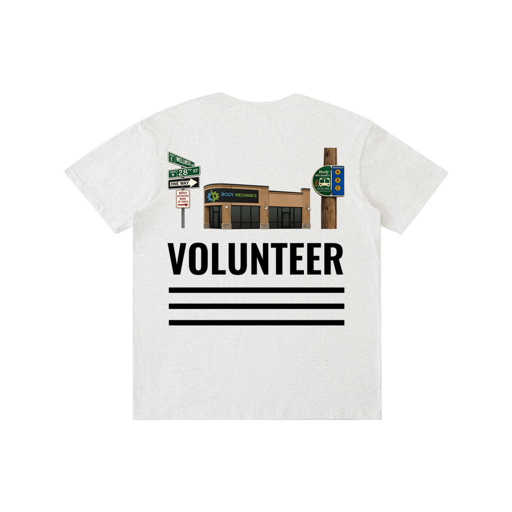 Body Mechanics STREET volunteer Pure Cotton Unisex T-Shirt 5.8oz