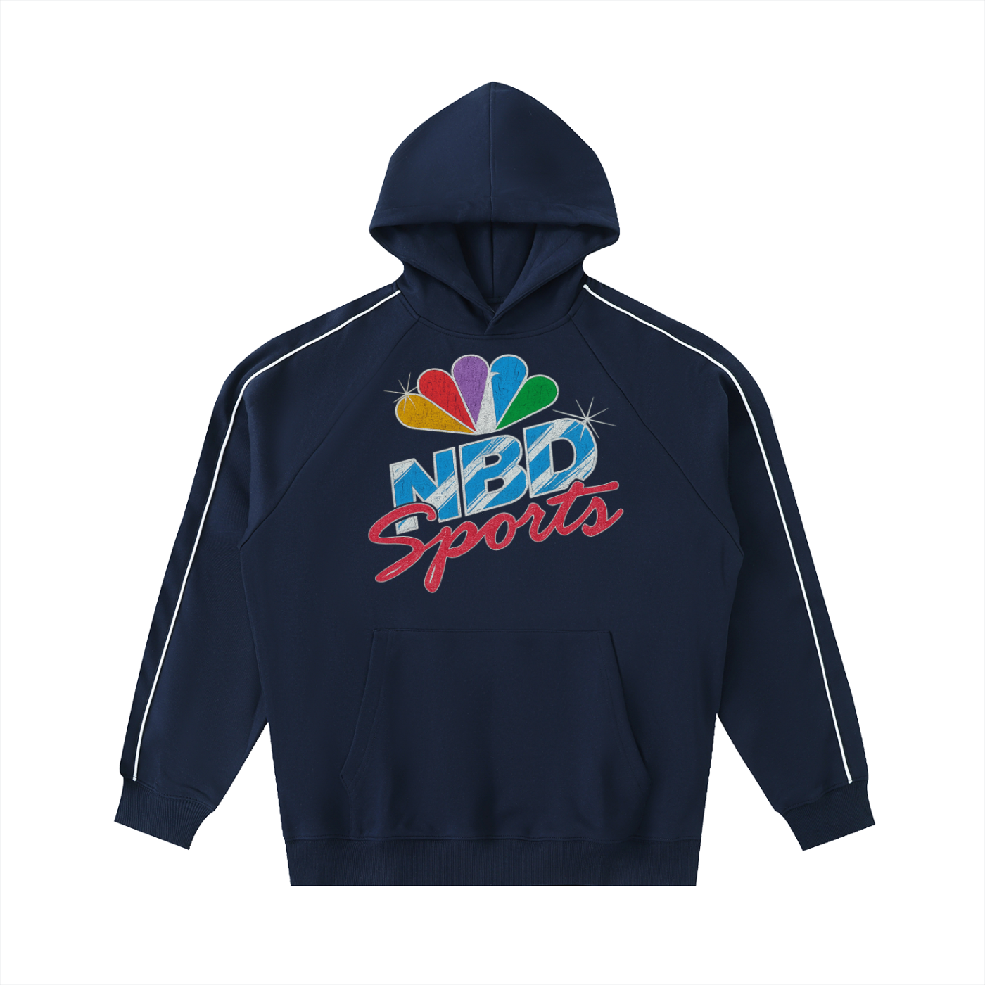 Primetime Contrast Piping Hoodie