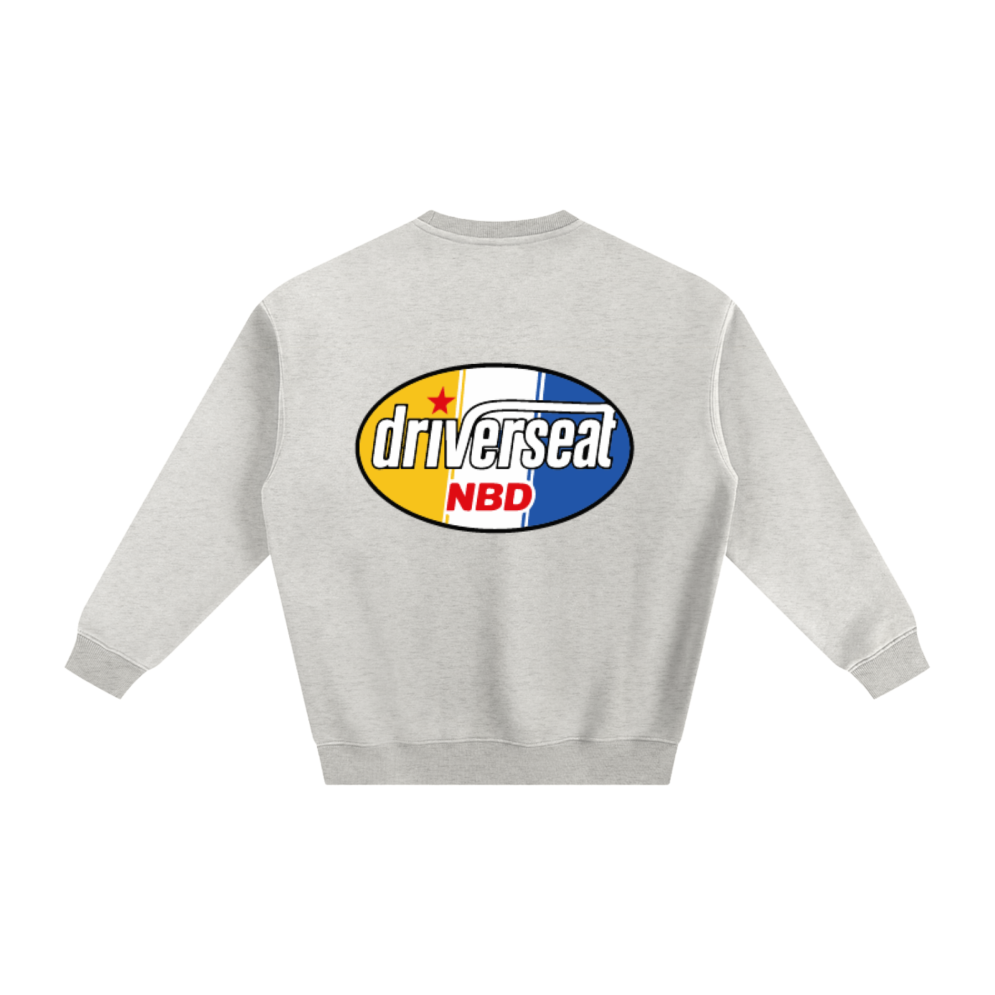 Oval Badge Fleeced Sweatshirt