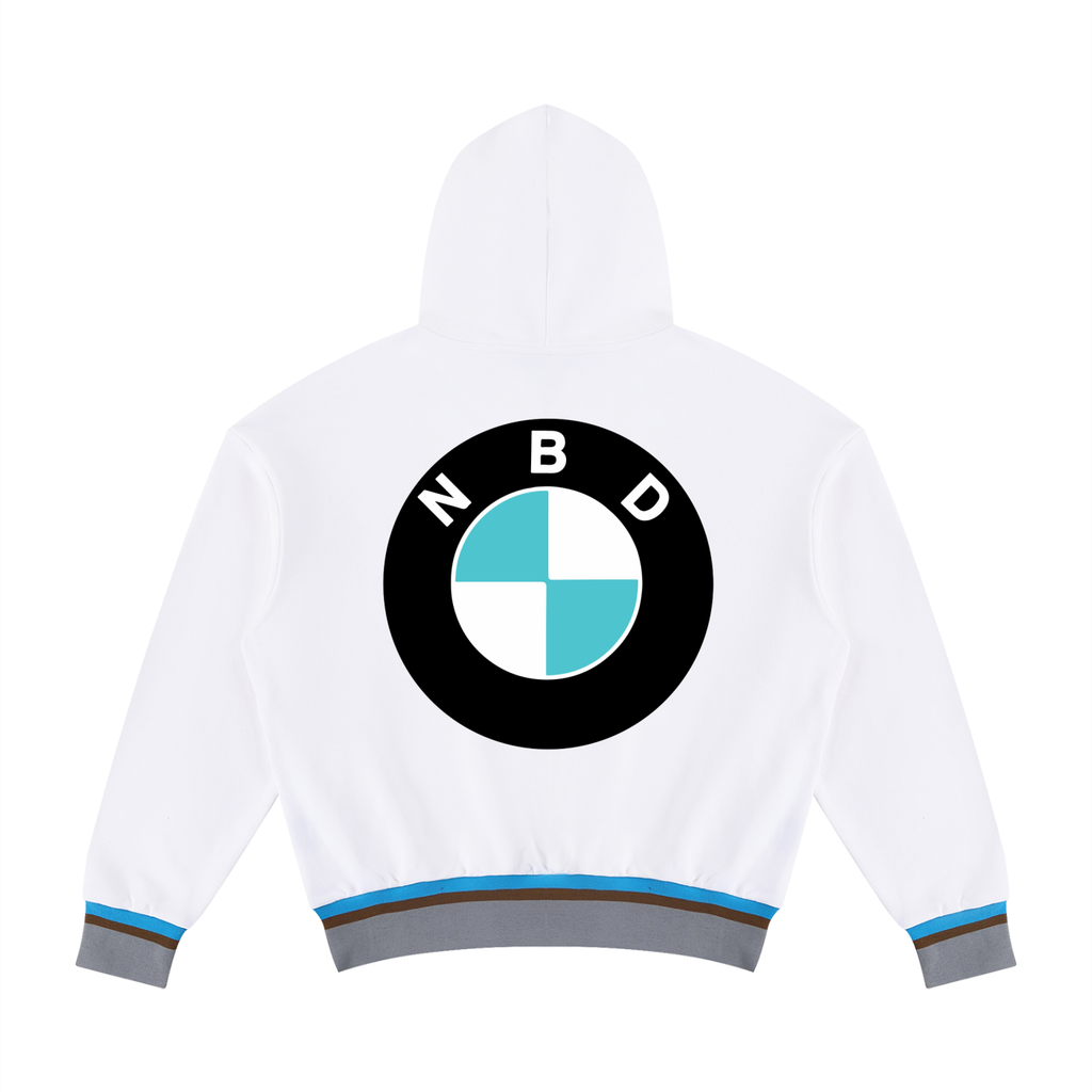 Unisex Oversized Color Block Boxy Hoodie