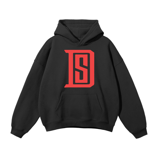 Varsity Red Fleece Hoodie