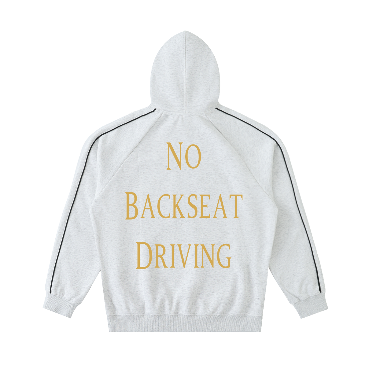 00317 Contrast Piping Hoodie