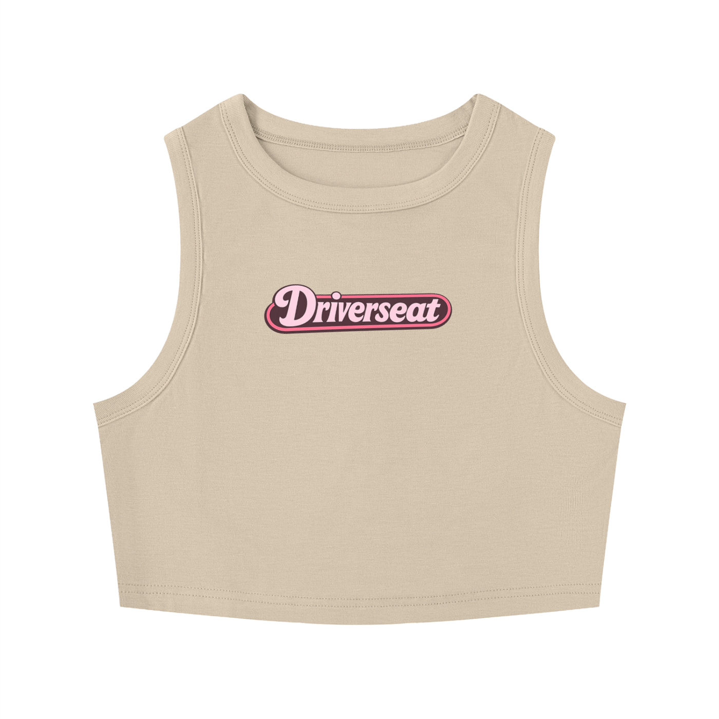 Snack Crewneck Crop Tank Top