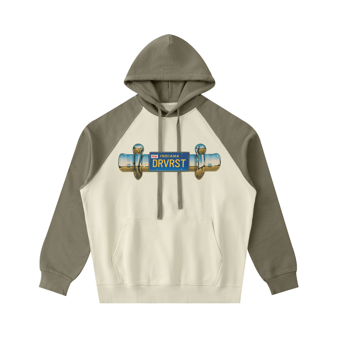 Plated Color-Block Hoodie
