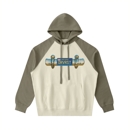 Plated Color-Block Hoodie