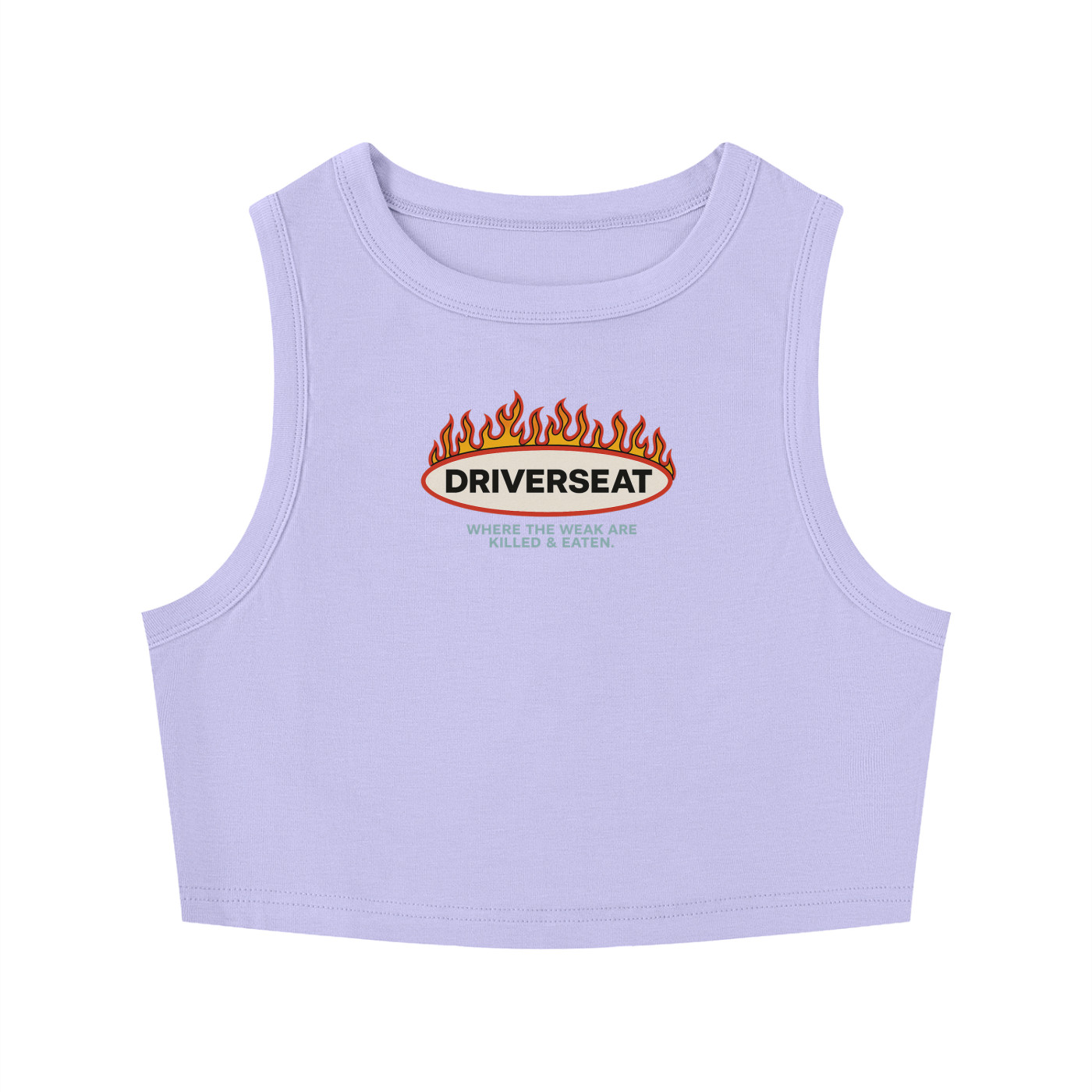 Feast or Famine Crewneck Crop Tank Top