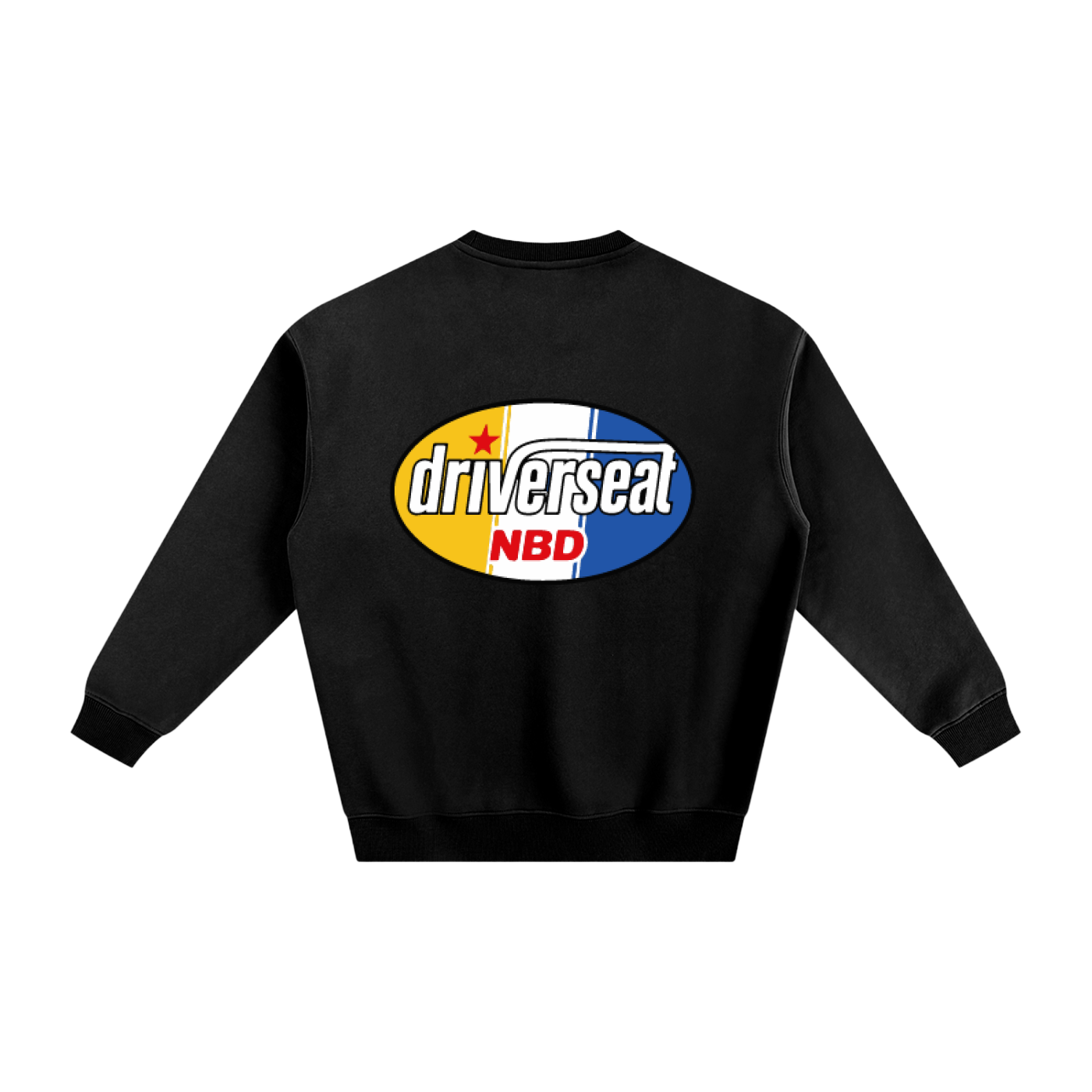 Oval Badge Fleeced Sweatshirt