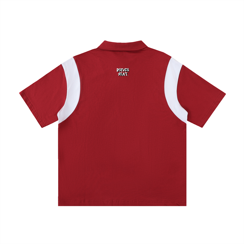 00317 Contrast Panel Polo Shirt