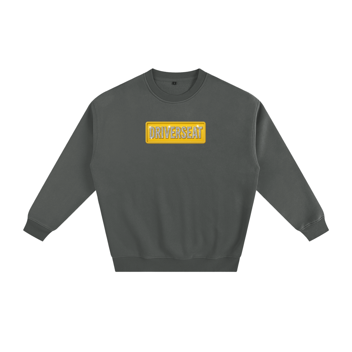 Bling Emblem Fleeced Sweatshirt