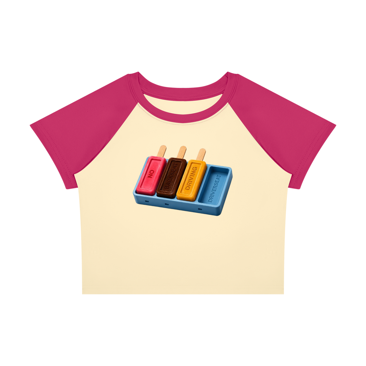 Women’s Ice Cream Raglan T-Shirt