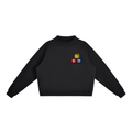 Blocks Fleece Mock-Neck Sweatshirt