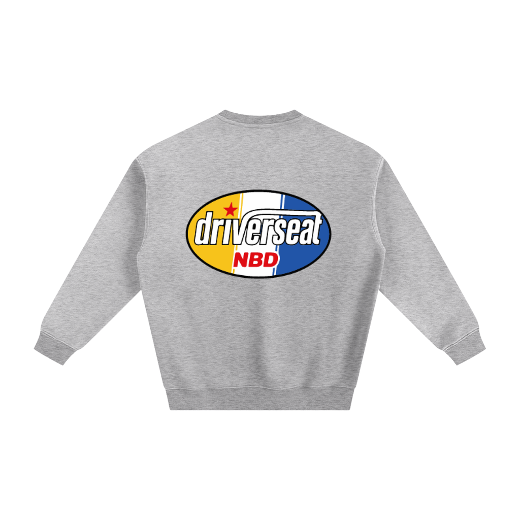 Oval Badge Fleeced Sweatshirt