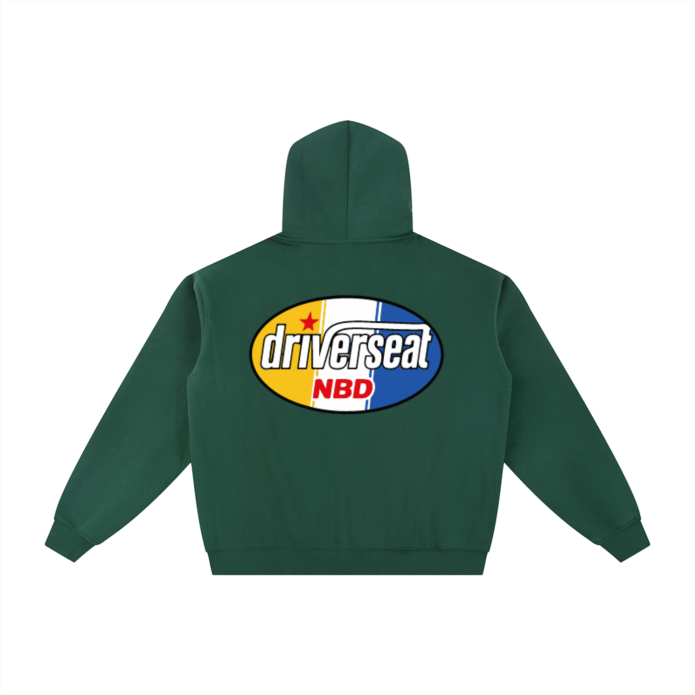 Oval Badge Zip-Through Hoodie