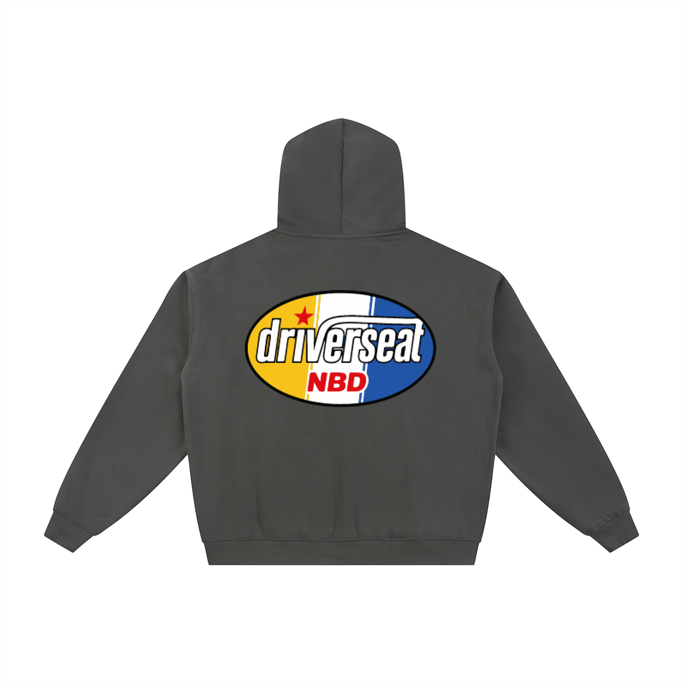 Oval Badge Zip-Through Hoodie