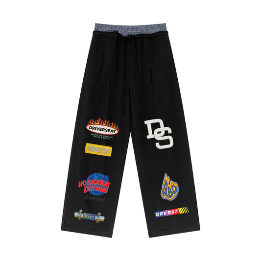 Logos Contrast Waist Pants