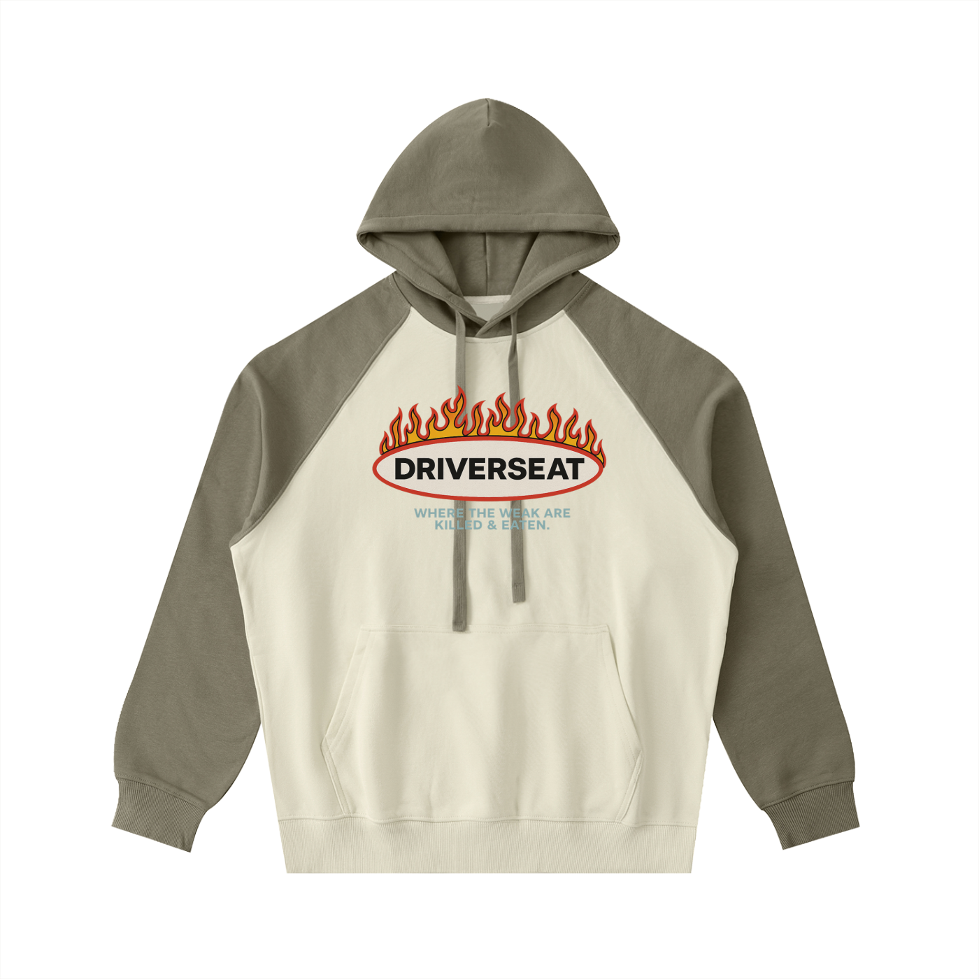 Feast or Famine Color-Block Hoodie