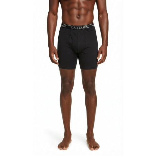 Essential Cotton Wicking Boxer Brief - Black