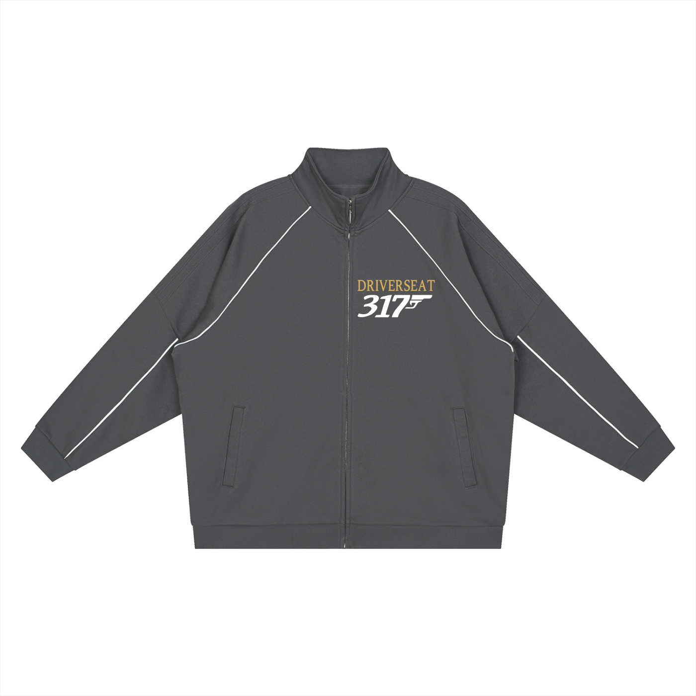 00317 Reflection Striped Sleeve  Jacket