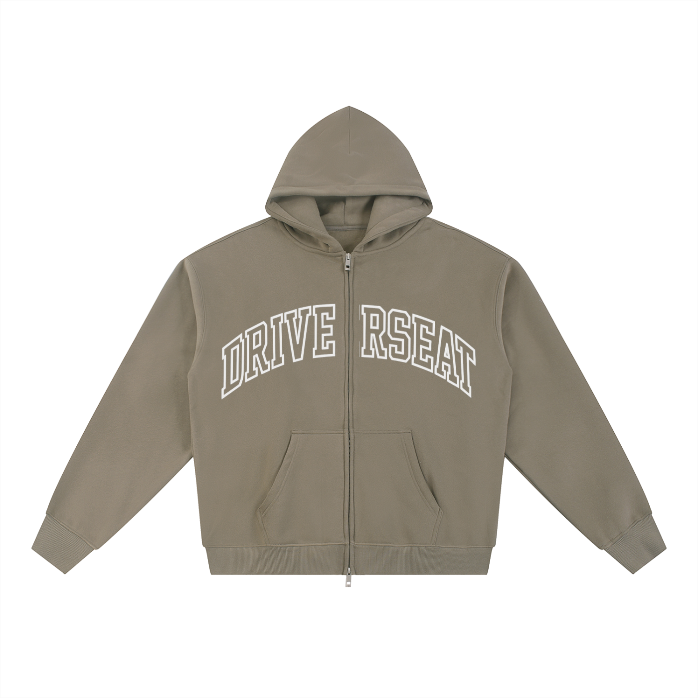 Essential Arch Fleece Zip-Through Hoodie