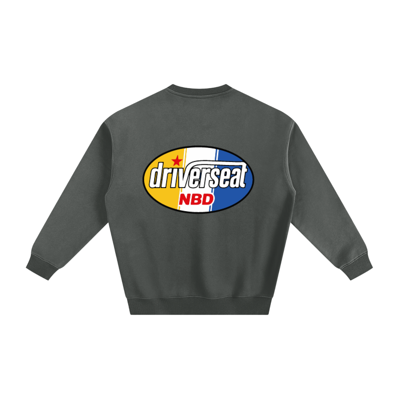 Oval Badge Fleeced Sweatshirt